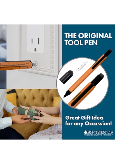 Monteverde Tool Pen Serisi Mv35295 Tk Toolpen Multifunction Orang Çok Renkli