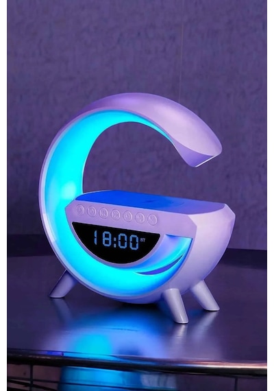 Bluetooth Hoparlör 15w Kablosuz Hızlı Şarj Led Gece Lambası Diğer 64839317
