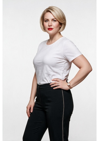 De White's Kadın Pantolon 26y22613 Siyah