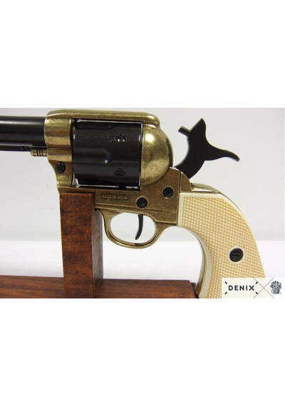 Denix Usa Colt 1873 Revolver 12 Gold 46cm Koleksiyon Obje