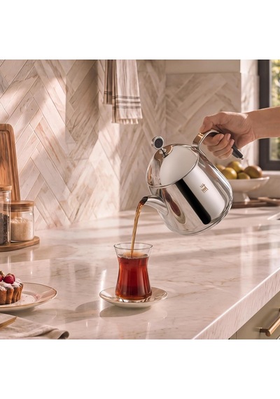 Powersteel 316+ Ezgi Midi Çaydanlık Takımı 1l & 2,2l Inox Diğer