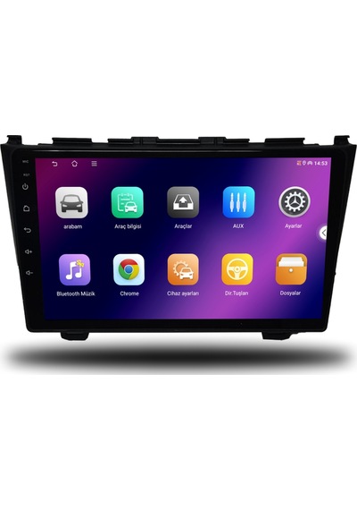 Caros Honda Crv 2007-2012 Uyumlu Android Multimedya 1gb Ram 16gb Hafıza 9"
