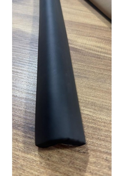 2 Metre 1 Adet Siyah Yumuşak Kauçuk Koruma Bebek Odası Mobilya Kenar Köşe Koruma Darbe Emici