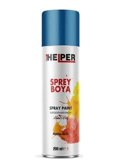 Helper Akrilik Sprey Boya - Ral 5017 - Trafik Mavi - 200 ML