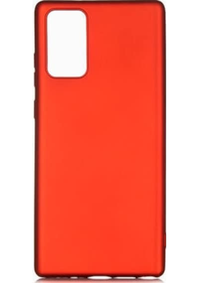 Samsung Galaxy Uyumlu Note 20 Kılıf Esnek Yapılı İnce Slim Silikon Kapak Ryc/premier Kirmizi
