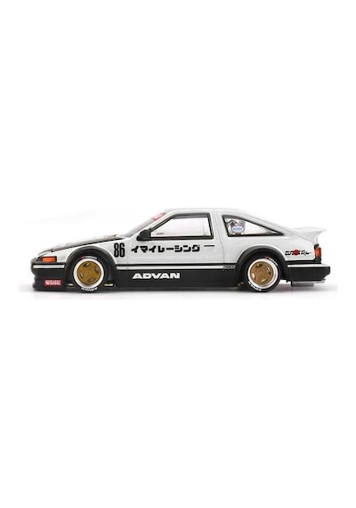 Mini Gt Kaido House Toyota Ae86 Sprinter Trueno 1/64 Kaido Street V2 Die-cast Model Araba