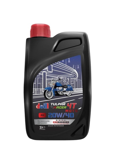 Doill Tulpar Racer 20W-40 4T - 4 Zamanlı Motosiklet Yağı 1 L
