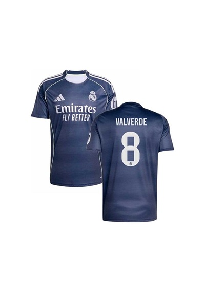 Real Madrid 2025/26 Yeni Sezon Valverde Deplasman Forması New Çok Renkli