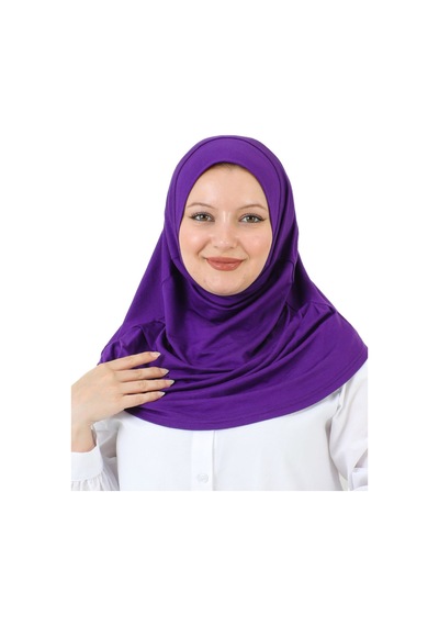 Modish Group Hazır Giyim Türban Yumuşak Başörtü Şal - Mor Mor