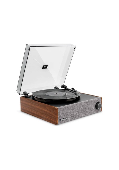Victrola Eastwood Bluetooth'lu Hoparlörlü Pikap Walnut