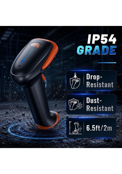 Tera Hw0002 Kablosuz Barkod Okuyucu, 1d/2d/qr Kod Tarayıcı, Bluetooth/2.4g/usb 3'ü 1 Arada, Titreşim Uyarılı &amp 89988765