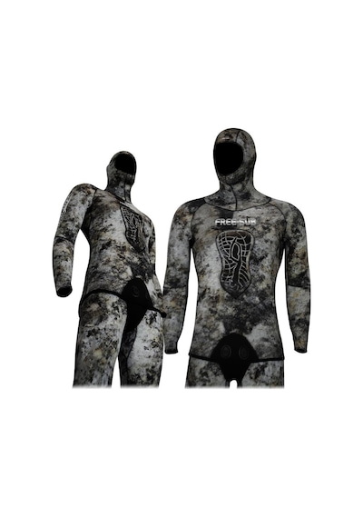 Free-sub 7mm Ghost Dark Avcı Serbest Dalış Elbisesi Çok Renkli