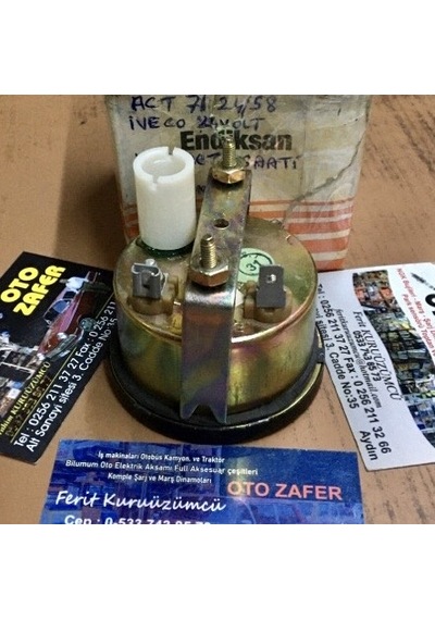 Endiksan Takosan Act 7124/58 Hararet Saati 63mm 24volt İveco