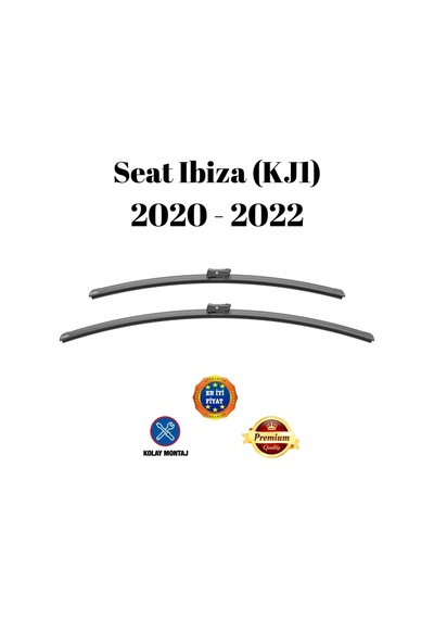 Seat Ibiza Kj1 2020 2021 2022 Uyumlu Araca Özel Ön Cam Muz Tipi Silecek Süpürgesi Takımı 65/40cm 2li Set Silbak
