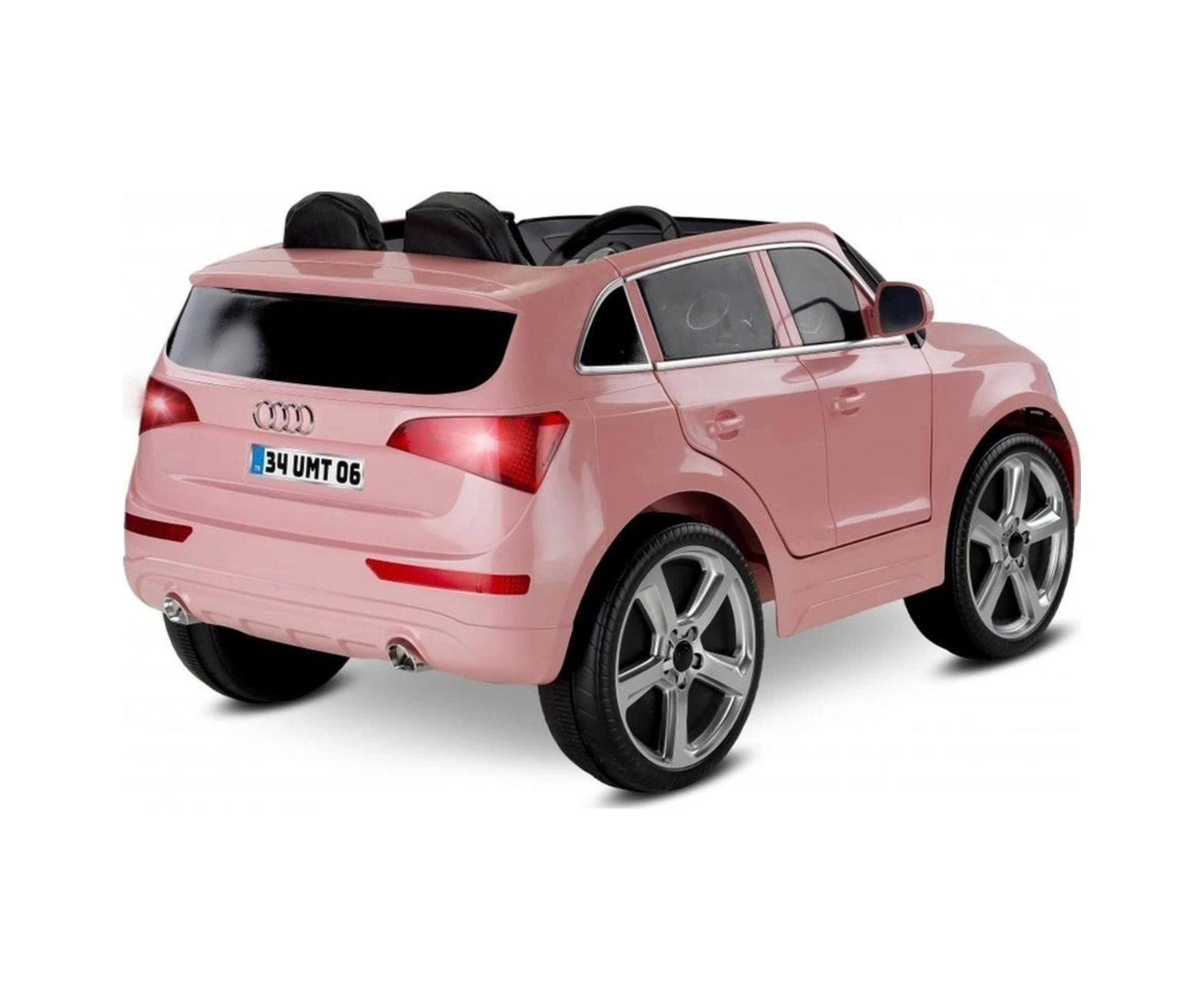 437 Q-suv Akülü Jeep 12v Uzaktan Kumandalı Akülü Araba Audio Q Suv Pembe