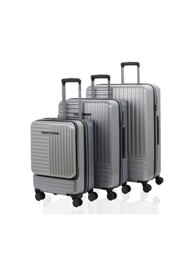 Baggaj V2404 Pc Valiz Set Sılver
