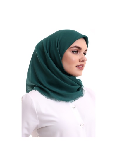 Pamuklu Pano Düz Desensiz Örtü Koyu Yeşil