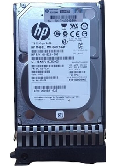 Hp 626162-001 Hp 1 Tb 3g 7,2k Rpm 2,5 Sata Mdl Mm1000ebkaf