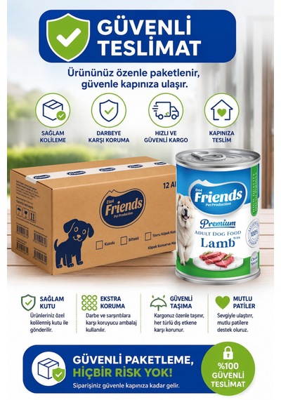 Premium Kuzu Etli Yetişkin Köpek Konservesi 12 X 400 Gr Chunk Special