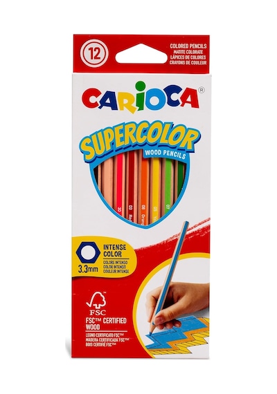 Supercolor Kuru Boya Kalemi 12'li Diğer