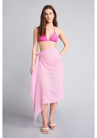 Defacto Regular Fit Pamuklu Pareo-fall İn Love E5103ax25sppn253 Pembe