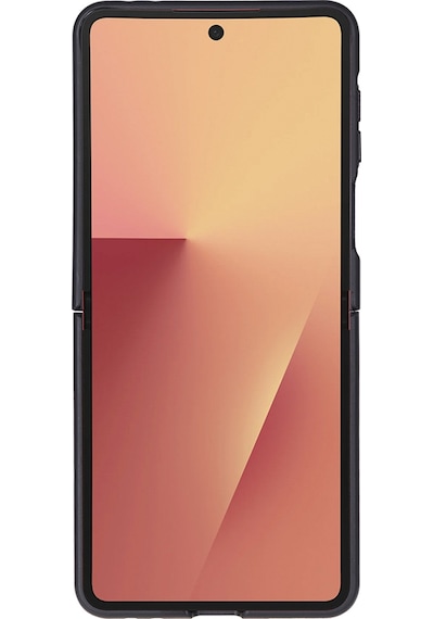 Samsung Galaxy Z Flip7 Uyumlu, Hakiki Deri, El Yapımı Arka Kapak Antik Kahve Kahverengi