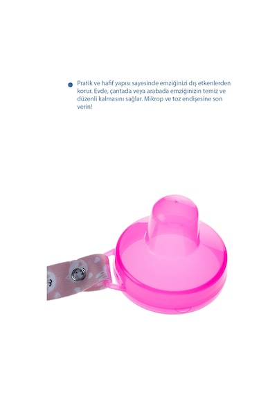BabyJem Emzik Saklama Kabı 564 Pembe