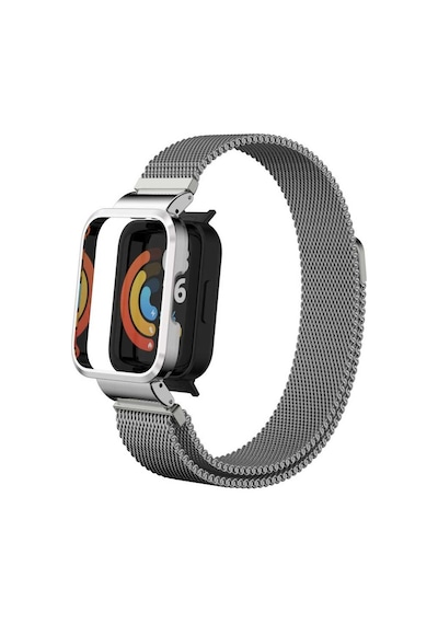 Xiaomi Redmi Watch Mi Watch Lite Uyumlu Krd-58 Metal Zore Kordon-mor