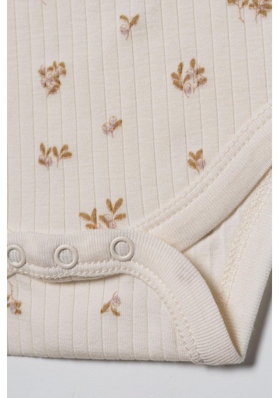 Babycosy Organic Wear Bebek 2li Askılı Zıbın Body %100 Organik Pamuk - Bebek Ve Yenidoğan Serisi - Csym31123 Ekru