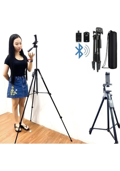 Neepho Np-8810 150 Cm Tripod Bluetooth Kumandalı Profesyonel Telefon Kamera Tutucu Çantalı Tripot Senalstore