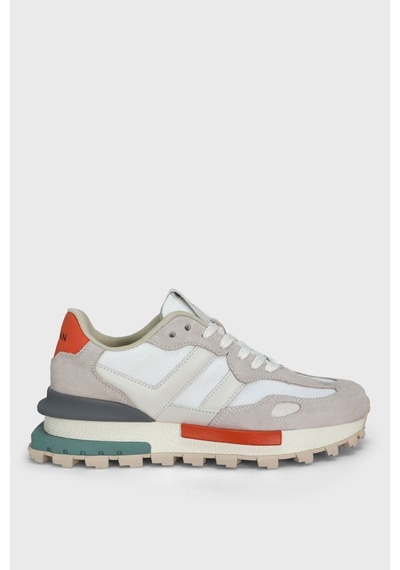 Lufian 121230035 Stella Deri Unisex Sneaker Ayakkabı Gri Taş