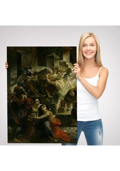 Pompeii'nin Son Günü Karl Pavlovich Bryullov Kanvas Tablo-6362