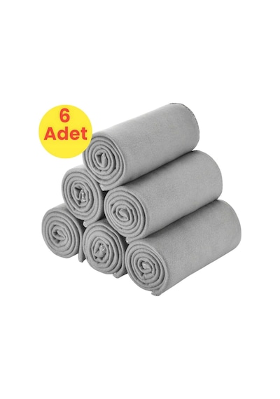 Tezzgelsin Cafe Restaurant Polar Şal 6 Adet 70 X 180 Cm Gri