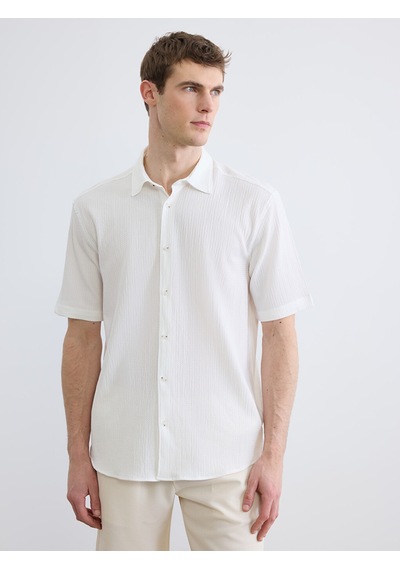 Lcw Vision Beyaz Regular Fit Erkek Basic Gömlek