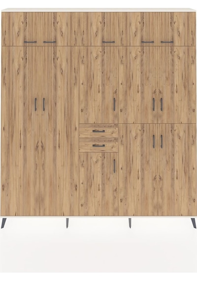 Arges Dolap 10 Raflı 2 Çekmeceli 3 Askılı 220x30x243 Aytaşı-çam/çam Atlas Çam/atlas Çam Arges Dolap 10 Raflı 2 Çekmeceli 3 Askılı 220x30x243 Aytaşı-çam/çam Atlas Çam/atlas Çam