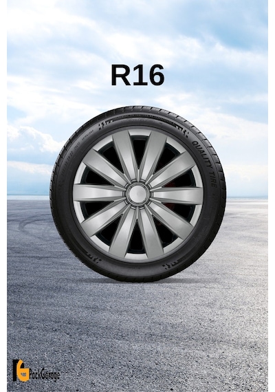 Honda Crx 16'' İnç Jant Kapağı 4 Adet Gri G117