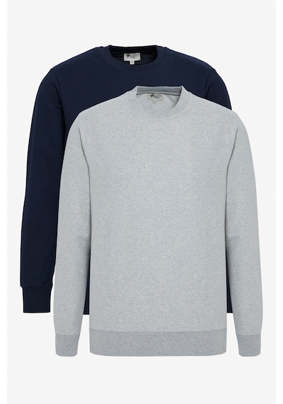 AC&Co / Altınyıldız Classics Erkek Lacivert-g.melanj 2'li Paket Pamuklu Standart Fit Normal Kesim Bisiklet Yaka Sweatshirt Lacivert-g.melanj Lacivert - Gri Melanj AC&Co / Altınyıldız Classics Erkek Lacivert-g.melanj 2'li Paket Pamuklu Standart Fit Normal Kesim Bisiklet Yaka Sweatshirt Lacivert-g.melanj Lacivert - Gri Melanj