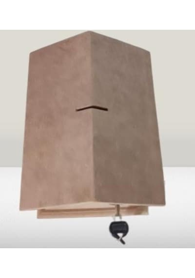 Hobi Adn Dekoratif Bahşiş Kutusu Kumbara Ahşap Mdf Ham Cnc Kesim Model El Yapım