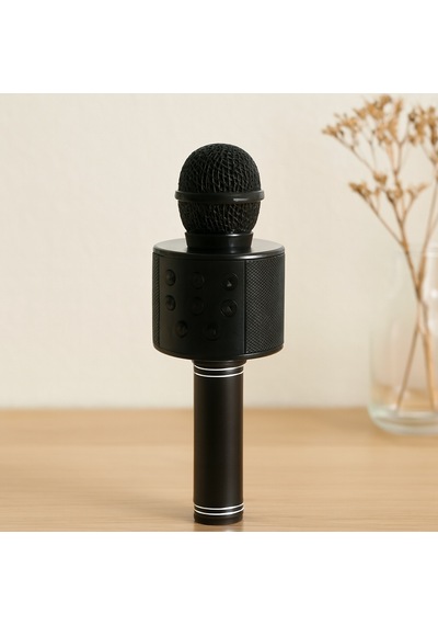 Kablosuz Karaoke Mikrofon Hoparlör Usb/tf/aux, 800mah Çok Renkli