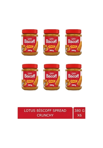 Biscoff Spread Crunchy 380 G X 6