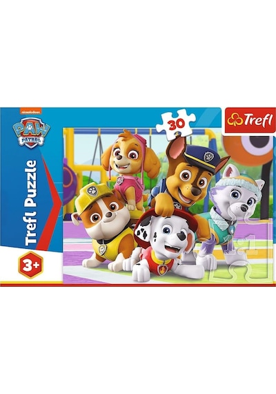 Trefl Paw Patrol Puzzle 30 Parça Lisanlı - Çocuk Eğitici Yapboz - 3+ Yaş 27x20 Cm