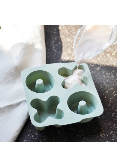 Xoxo Muffin Kalıbı Deep Blue Powder Grey 2 Adet