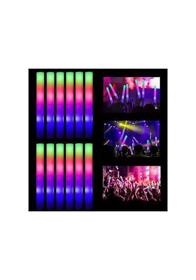 Led Işıklı Rengarenk Sünger Parti Çubuk 0  -  99
