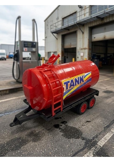 Dev Boy Sürtmeli Ve Sökülebilir Tankerli Oyuncak Traktör 80 Cm Eğitici Çocuk Oyuncağı