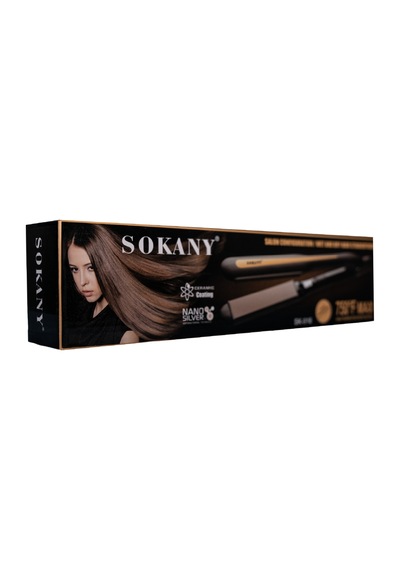 Sokany Keratin Bakım Özellikli Profesyonel Saç Düzleştirici Yüksek Isı Mor Sk-916