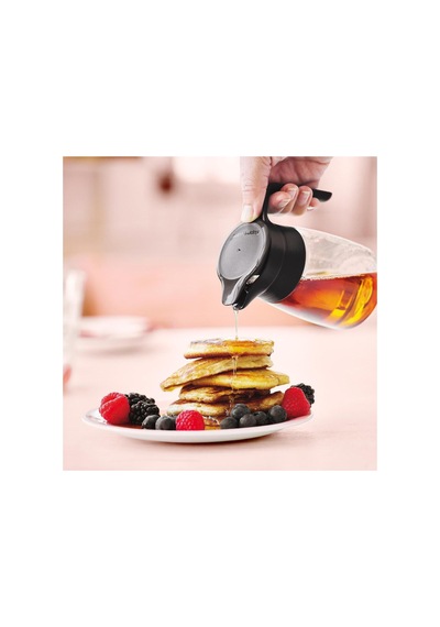 Royal Sosluk 350 Ml Siyah Sos Kabı Sızdırmaz Şeffaf