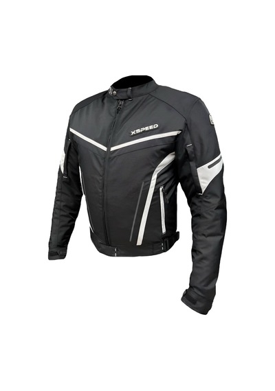 Kaly Xspeed Zeus 4 Mevsimlik Korumalı Motosiklet Montu Yeni Sezon Siyah Beyaz
