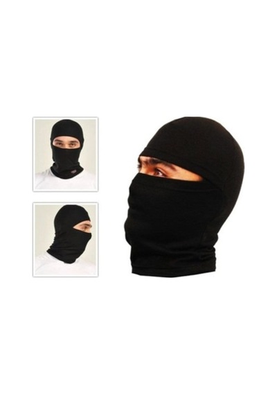 Bawcompany Polar Kar Maskesi Balaklava Motorcu Kask Içi Bere Siyah