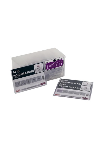 Lamiess A-6 148x105 MM Afiş Koruma Kabı 40'lı