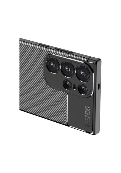 Zore Galaxy S24 Ultra Uyumlu Nvth Negro Silikon Kılıf-siyah